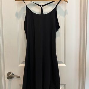 Viral Outdoor Voices Black Backless Dress